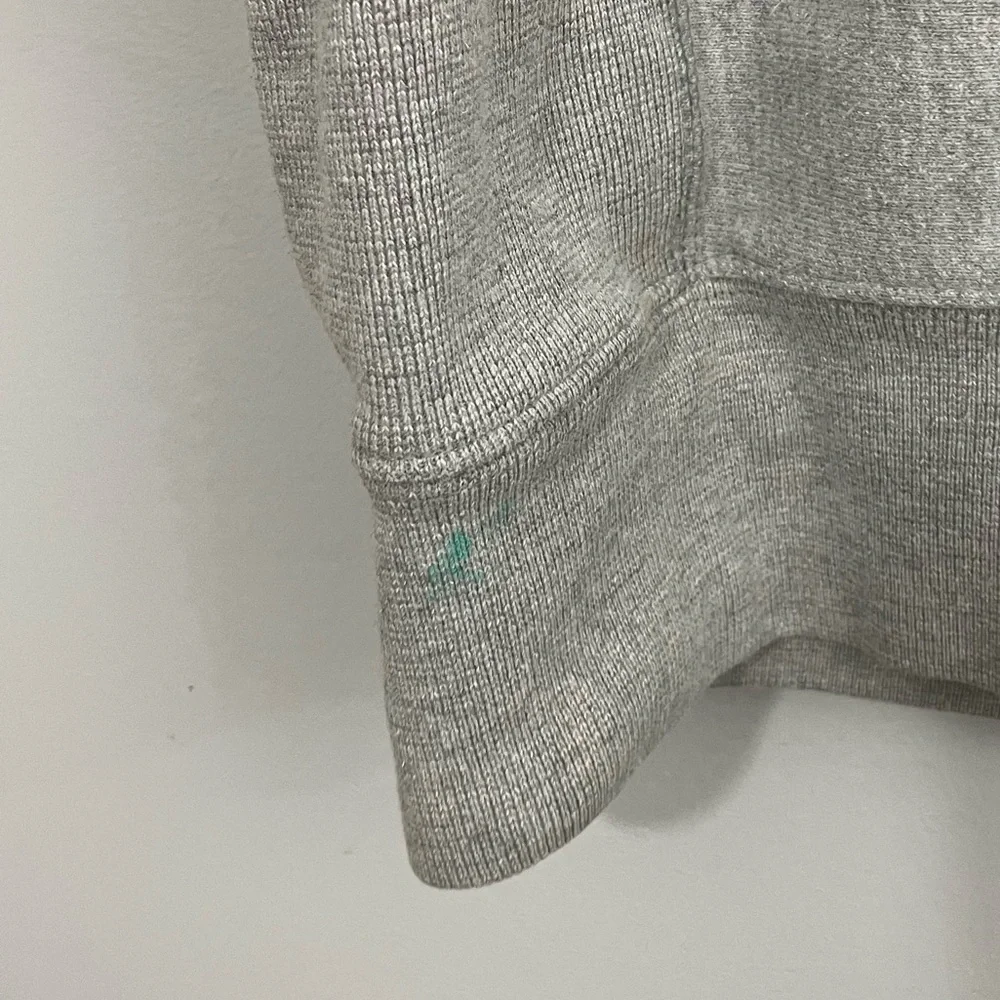 Vtg Champion Reverse Weave Sweatshirt Unisex Small Grey Textured Spell-Out Logo - Picture 10 of 11